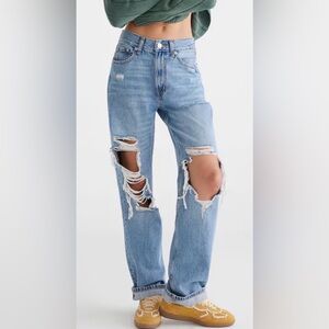 Aeropostale High Rise Baggy Jeans NWT